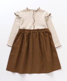 WEB限定 メローフリルドッキングワンピース