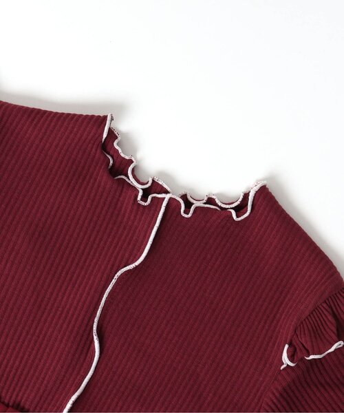 apres les cours（アプレレクール）の「WEB限定 メローフリルドッキングワンピース（ワンピース・キッズ・ドット/その他2/ダークグリーン/レッド・100/130/140/110/120/80/90）」の21枚目の写真