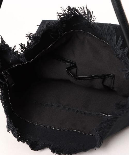 CURI BISCUI（キュリ　ビスキュイ）の「【CURIBISCUI】ワンハンドル キャンバス バッグ（トートバッグ・レディース・ブラック/ライム/オフホワイト・FREE）」の14枚目の写真