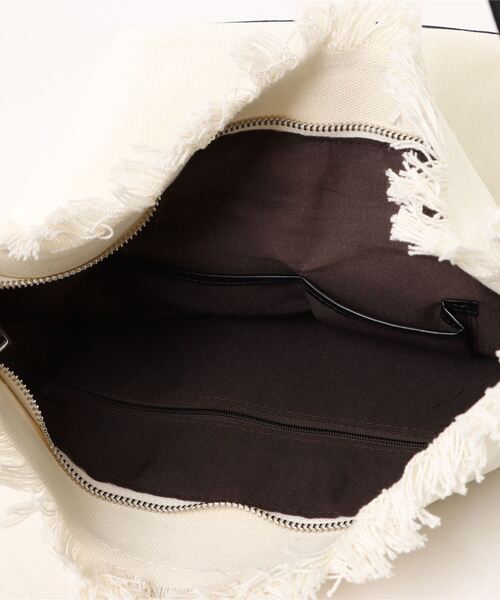 CURI BISCUI（キュリ　ビスキュイ）の「【CURIBISCUI】ワンハンドル キャンバス バッグ（トートバッグ・レディース・ブラック/ライム/オフホワイト・FREE）」の15枚目の写真