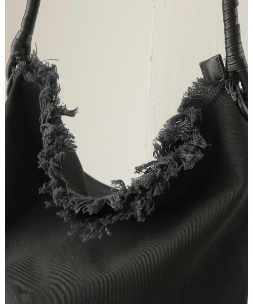 CURI BISCUI（キュリ　ビスキュイ）の「【CURIBISCUI】ワンハンドル キャンバス バッグ（トートバッグ・レディース・ブラック/ライム/オフホワイト・FREE）」の6枚目の写真