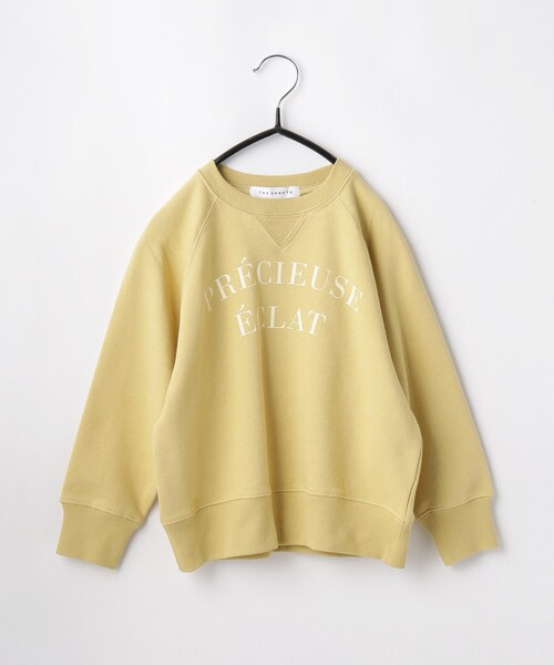 THE SHOP TK （ザ ショップ ティーケー ）の「◆【100-150】アーチロゴ裏毛プルオーバー（スウェット・キッズ・イエロー系その他/チャコールグレー/オフホワイト・15 /13/14/12/11/10）」の12枚目の写真