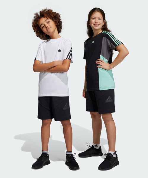 adidas（アディダス）の「フューチャーアイコン ロゴ ショーツ / ハーフパンツ / アディダス adidas（その他パンツ・キッズ・ブラック・130/140/150/160）」の10枚目の写真