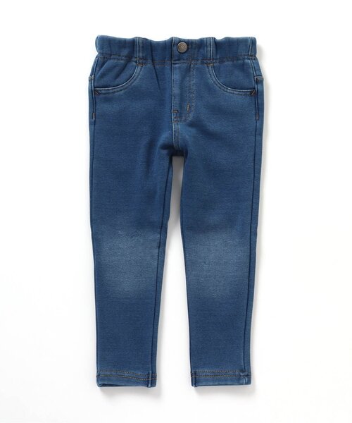 BREEZE(ブリーズ)の「【あったか】インディゴ裏シャギーデニム(デニムパンツ・キッズ・ブルー/ネイビー・90/100/110/120/130/140/80)」の5枚目の写真