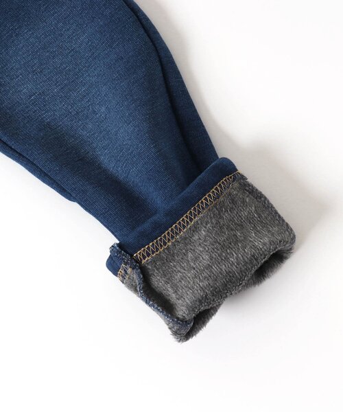 BREEZE(ブリーズ)の「【あったか】インディゴ裏シャギーデニム(デニムパンツ・キッズ・ブルー/ネイビー・90/100/110/120/130/140/80)」の15枚目の写真