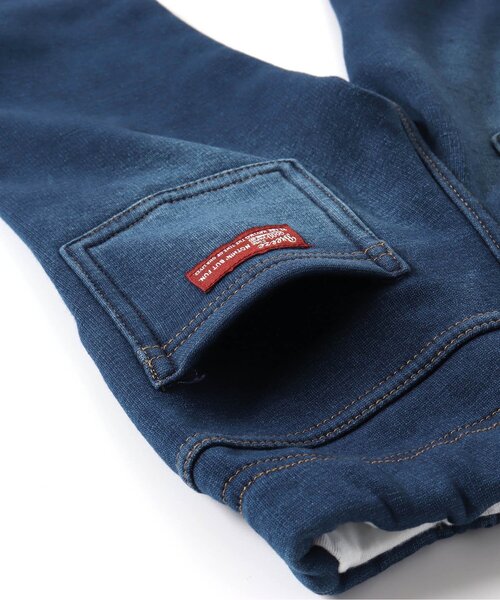 BREEZE(ブリーズ)の「【あったか】インディゴ裏シャギーデニム(デニムパンツ・キッズ・ブルー/ネイビー・90/100/110/120/130/140/80)」の17枚目の写真