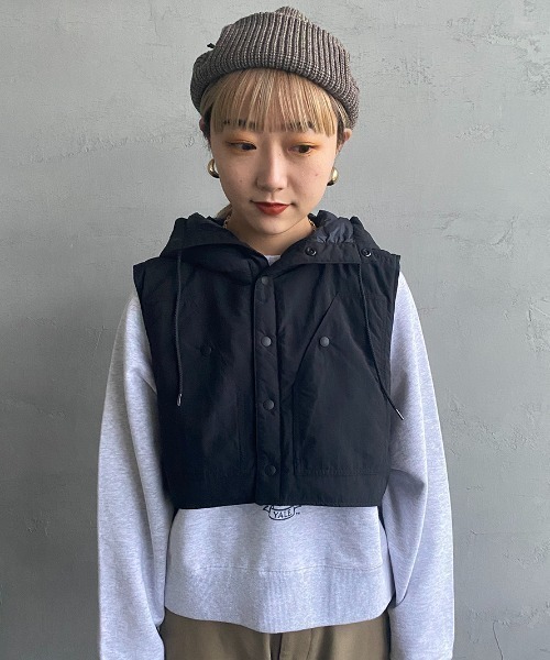 halo commodity（ハロ　コモディティー）の「[HALO COMMODITY/ハロ コモディティー] LIST FLIGHT ニットワッチキャップ（ハット・レディース・ブラック/アイボリー/ブラウン・F）」の13枚目の写真