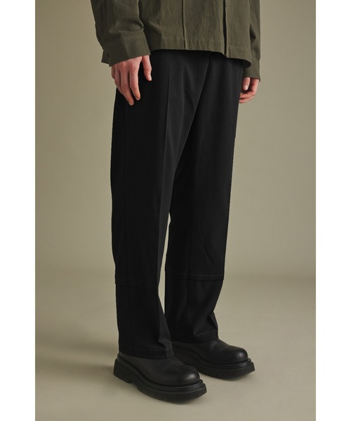 dietbutcher 23aw  レイヤードスラックス STYLEMIXER パンツ サイドホールレイヤードパンツ レディース
