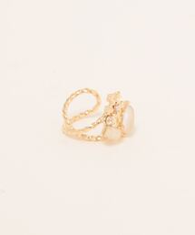 GGD SELECT（ジージーディー　セレクト）の「雪の結晶とキャッツアクリルPP付きイヤカフ[ACCACC]（イヤーカフ）」