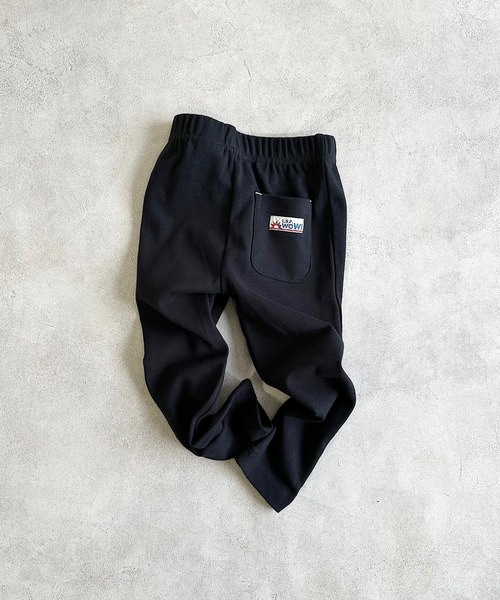 LSP WOW（エルエスピーワオ）の「【LSP WOW!】マイニチストレッチパンツ（90～130cm）（その他パンツ・キッズ・ブルー/ブラック/ライトピンク/カーキ/ネイビー/ベージュ/ミント/マスタード/ラベンダー/ライトグレー/ブラウン/レッド・80/90/100/110/120/130）」の2枚目の写真