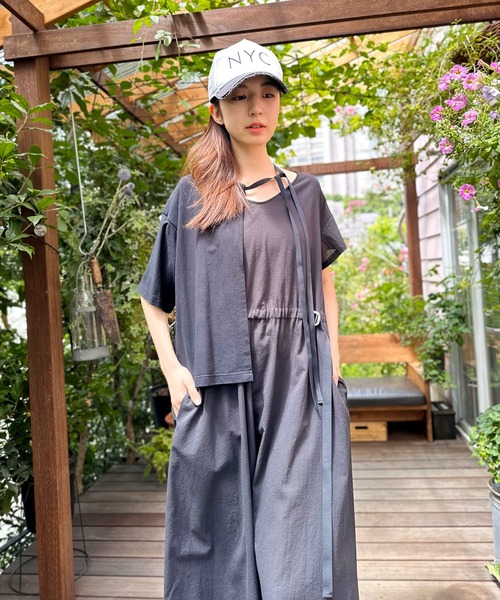 AVIE(アビィ)の「ワッシャーTeeセットデザインワンピース(ワンピース・レディース・グリーン/ブラック・38)」の18枚目の写真