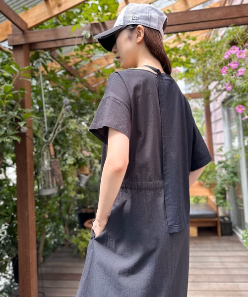 AVIE(アビィ)の「ワッシャーTeeセットデザインワンピース(ワンピース・レディース・グリーン/ブラック・38)」の20枚目の写真