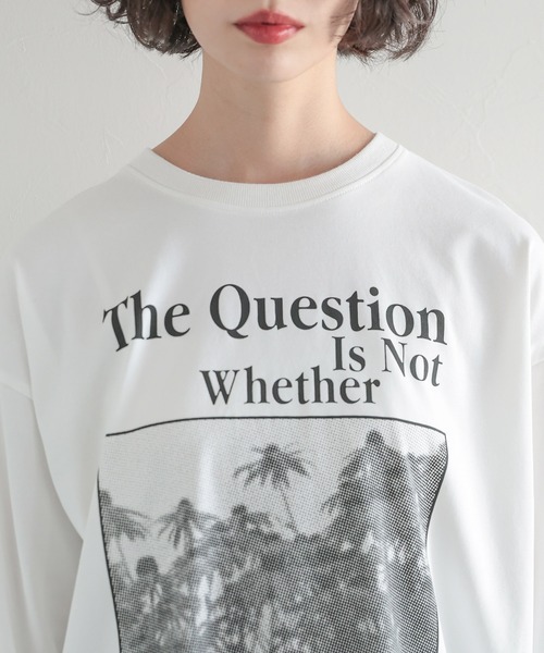 PAGEBOY(ページボーイ)の「フォトロゴロンT(Tシャツ/カットソー・レディース・オフホワイト/パープル系その他・FREE)」の12枚目の写真