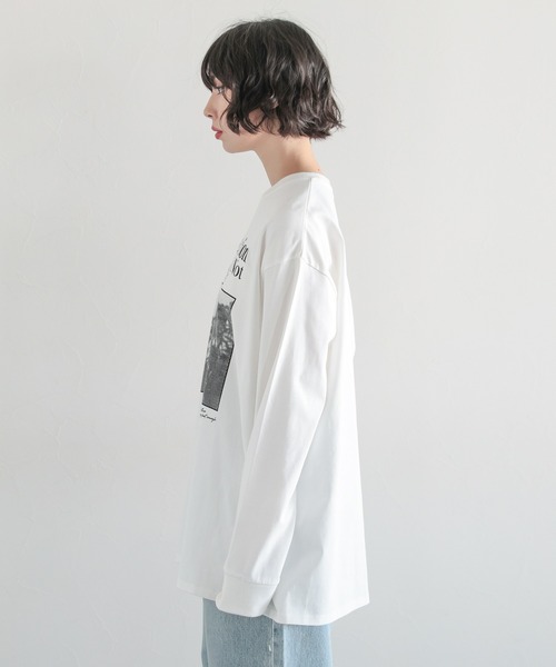 PAGEBOY(ページボーイ)の「フォトロゴロンT(Tシャツ/カットソー・レディース・オフホワイト/パープル系その他・FREE)」の16枚目の写真