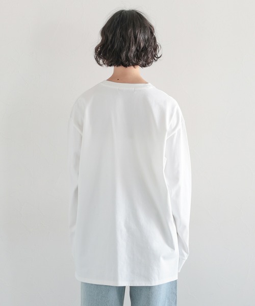 PAGEBOY(ページボーイ)の「フォトロゴロンT(Tシャツ/カットソー・レディース・オフホワイト/パープル系その他・FREE)」の17枚目の写真