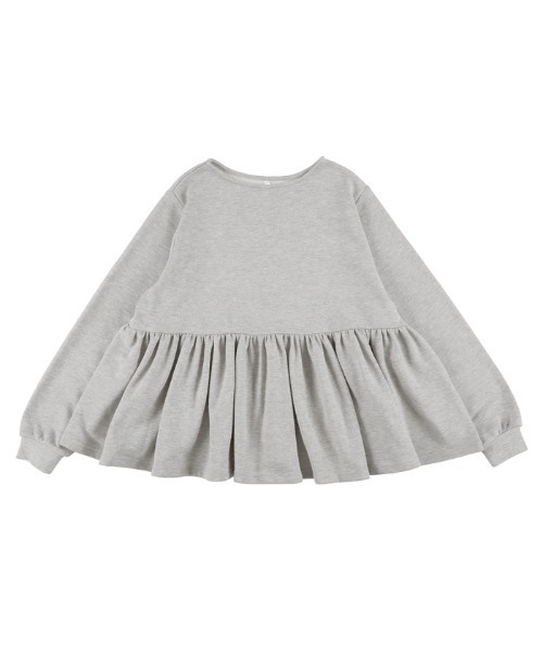 coca（coca）（コカ）の「スウェットギャザートップス（スウェット・レディース・アイボリー/グレー・M/L）」の14枚目の写真