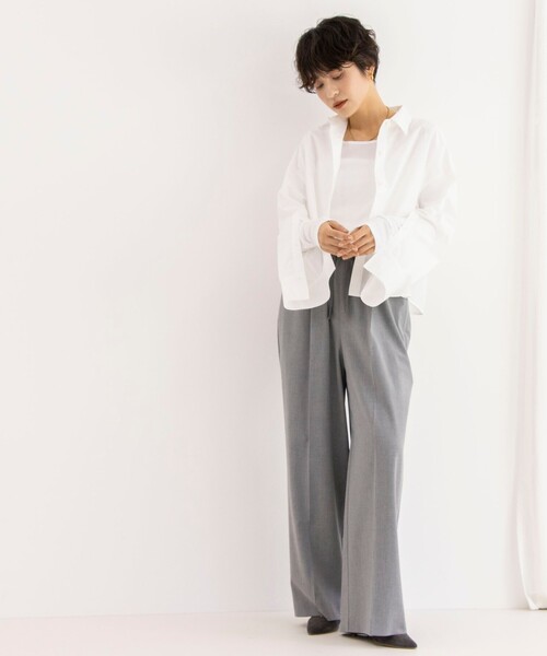 NOLLEY’S(ノーリーズ)の「ウォッシャブルElegantイージーパンツ(その他パンツ・レディース・ブルー系その他7/ライトグレー・36/38/40)」の5枚目の写真
