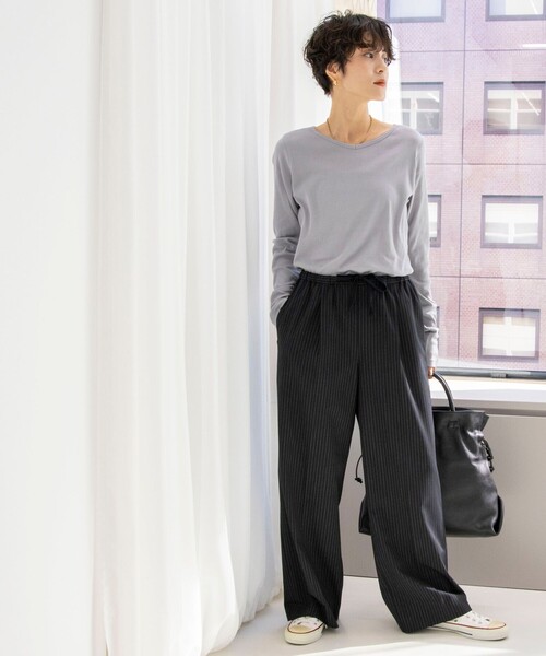 NOLLEY’S(ノーリーズ)の「ウォッシャブルElegantイージーパンツ(その他パンツ・レディース・ブルー系その他7/ライトグレー・36/38/40)」の21枚目の写真