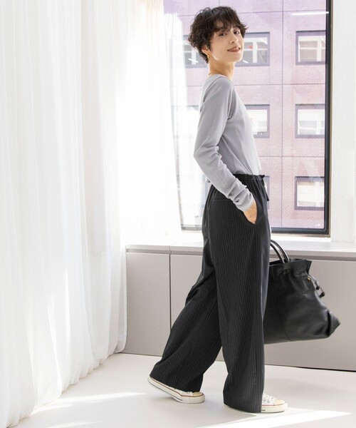 NOLLEY’S(ノーリーズ)の「ウォッシャブルElegantイージーパンツ(その他パンツ・レディース・ブルー系その他7/ライトグレー・36/38/40)」の22枚目の写真