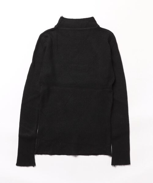 tone(トーン)の「urbanfemine./ハーフハイネックリブニット U7163(ニット/セーター・レディース・ホワイト/グレー/ベージュ/ブラック/ブラウン・FREE)」の9枚目の写真