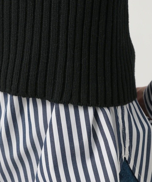 BAYFLOW（ベイフロー）の「リブニットビスチェ（ベスト・レディース・グレー/ブラック・FREE）」の16枚目の写真