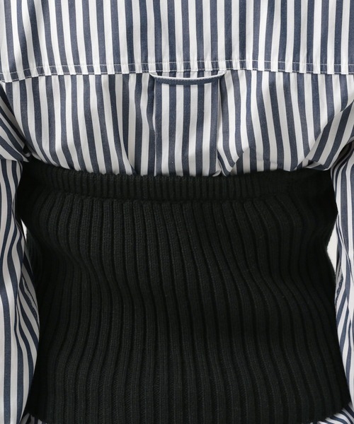 BAYFLOW（ベイフロー）の「リブニットビスチェ（ベスト・レディース・グレー/ブラック・FREE）」の17枚目の写真