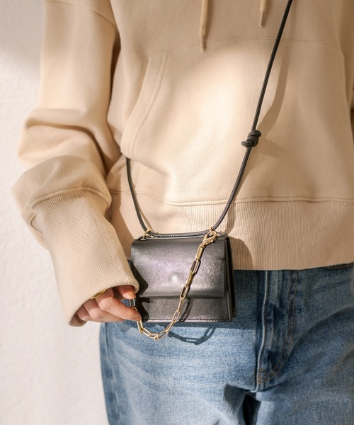 RIVE DROITE（リヴドロワ）の「mini bag（ショルダーバッグ・レディース・ブラック/グリーン/レモンイエロー・FREE）」の5枚目の写真