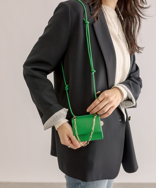 RIVE DROITE（リヴドロワ）の「mini bag（ショルダーバッグ・レディース・ブラック/グリーン/レモンイエロー・FREE）」の14枚目の写真