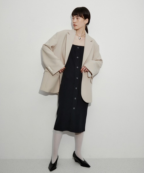 ADAM ET ROPE'(アダムエロペ)の「シャイニーリブハイソックス(ソックス/靴下・レディース・ホワイト/ブラック/グレー・FREE)」の7枚目の写真