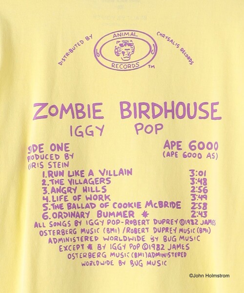 GOOD ROCK SPEED（グッドロックスピード）の「【別注】＜GOOD ROCK SPEED＞John Holmstrom プリント ロングスリーブTシャツ（Tシャツ/カットソー・レディース・イエロー/ホワイト・FREE）」の18枚目の写真