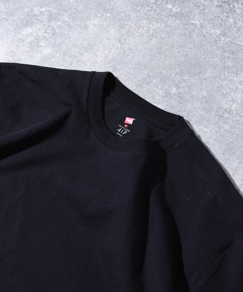 HANES（ヘインズ）の「”2枚セット”HANES (ヘインズ)417別注 2パックTシャツ HM1-Z703S（Tシャツ/カットソー・メンズ・ブラック/ホワイト・MEDIUM/LARGE/SMALL/X-LARGE）」の5枚目の写真