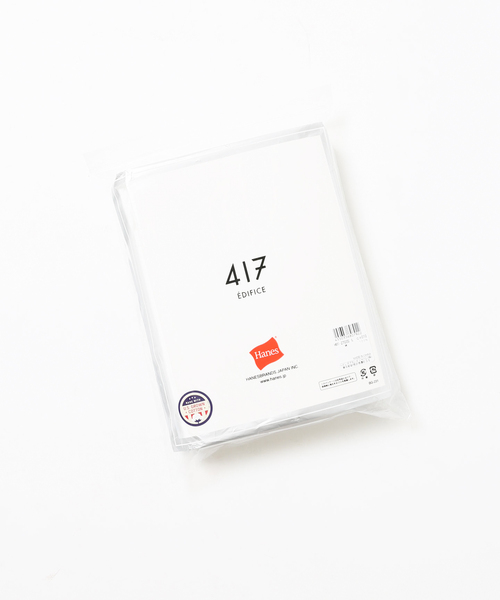 HANES（ヘインズ）の「”2枚セット”HANES (ヘインズ)417別注 2パックTシャツ HM1-Z703S（Tシャツ/カットソー・メンズ・ブラック/ホワイト・MEDIUM/LARGE/SMALL/X-LARGE）」の11枚目の写真