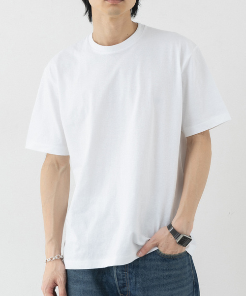 HANES（ヘインズ）の「”2枚セット”HANES (ヘインズ)417別注 2パックTシャツ HM1-Z703S（Tシャツ/カットソー・メンズ・ブラック/ホワイト・MEDIUM/LARGE/SMALL/X-LARGE）」の13枚目の写真