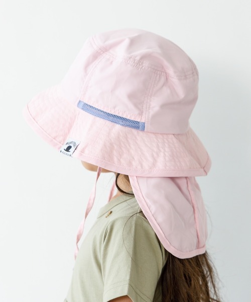 MAKE YOUR DAY（メイクユアデイ）の「保冷剤が入れられるナイロンハット（ハット・キッズ・ピンク/ターコイズブルー/ライム・50/52/54/56）」の22枚目の写真