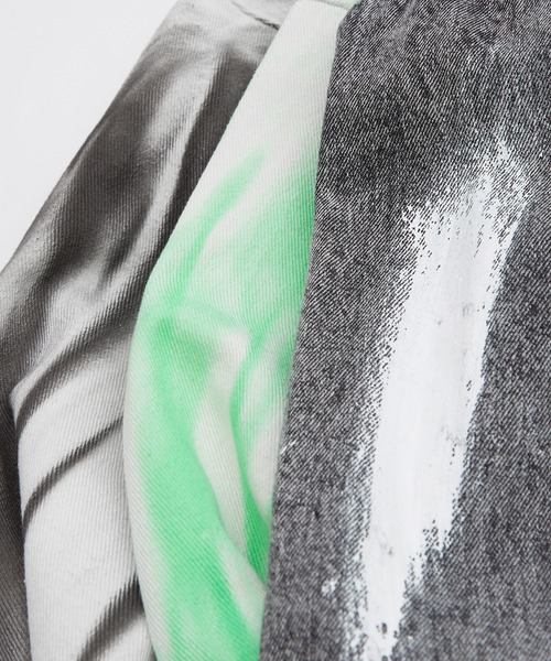 improves（インプローブス）の「スプレー加工 ジージャン（デニムジャケット・メンズ・ブラック/ホワイト系/ホワイト・LARGE/MEDIUM）」の13枚目の写真