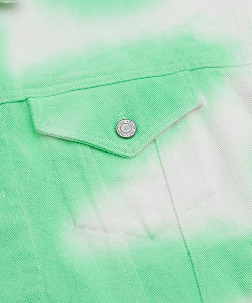 improves（インプローブス）の「スプレー加工 ジージャン（デニムジャケット・メンズ・ブラック/ホワイト系/ホワイト・LARGE/MEDIUM）」の15枚目の写真