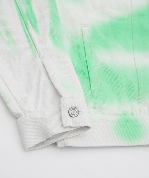 improves（インプローブス）の「スプレー加工 ジージャン（デニムジャケット・メンズ・ブラック/ホワイト系/ホワイト・LARGE/MEDIUM）」の17枚目の写真