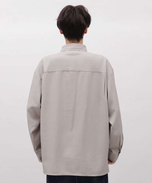 LAKOLE（ラコレ）の「DRYPE比翼長袖シャツ / 993504（シャツ/ブラウス・メンズ・ライトグレー/ブルー/チャコールグレー/グリーン・MEDIUM/LARGE）」の8枚目の写真