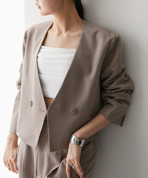 nissen（ニッセン）の「フロントプリーツカップ付きキャミソール（キャミソール・レディース・ブラック/グレー/ホワイト・M）」の22枚目の写真