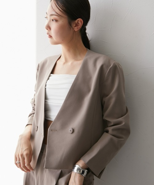 nissen（ニッセン）の「フロントプリーツカップ付きキャミソール（キャミソール・レディース・ブラック/グレー/ホワイト・M）」の20枚目の写真