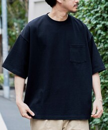 FREAK'S STORE | 限定展開 9オンス Heavyweight ビッグシルエット クルーネック ポケットTシャツ/ヘビーウェイト(Tシャツ/カットソー)