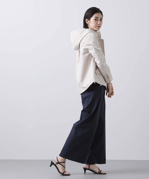 Gready Brilliant（グレディブリリアン）の「ライニングＢＤフードブルゾン（ブルゾン・レディース・ネイビー/アイボリー・FREE）」の4枚目の写真