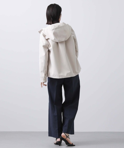 Gready Brilliant（グレディブリリアン）の「ライニングＢＤフードブルゾン（ブルゾン・レディース・ネイビー/アイボリー・FREE）」の5枚目の写真