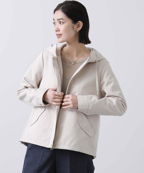 Gready Brilliant（グレディブリリアン）の「ライニングＢＤフードブルゾン（ブルゾン・レディース・ネイビー/アイボリー・FREE）」の7枚目の写真