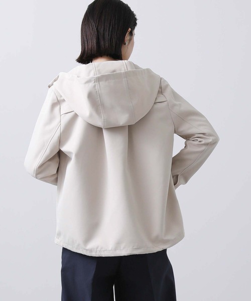 Gready Brilliant（グレディブリリアン）の「ライニングＢＤフードブルゾン（ブルゾン・レディース・ネイビー/アイボリー・FREE）」の9枚目の写真