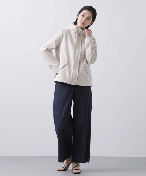 Gready Brilliant（グレディブリリアン）の「ライニングＢＤフードブルゾン（ブルゾン・レディース・ネイビー/アイボリー・FREE）」の11枚目の写真