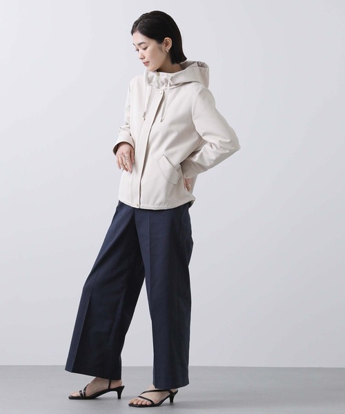 Gready Brilliant（グレディブリリアン）の「ライニングＢＤフードブルゾン（ブルゾン・レディース・ネイビー/アイボリー・FREE）」の12枚目の写真