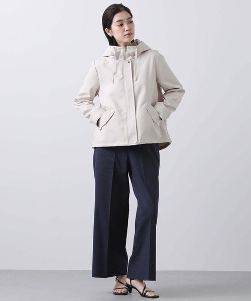 Gready Brilliant（グレディブリリアン）の「ライニングＢＤフードブルゾン（ブルゾン・レディース・ネイビー/アイボリー・FREE）」の15枚目の写真