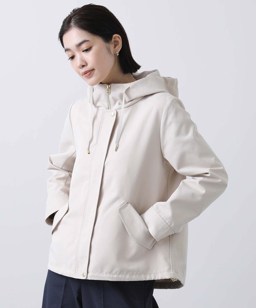 Gready Brilliant（グレディブリリアン）の「ライニングＢＤフードブルゾン（ブルゾン・レディース・ネイビー/アイボリー・FREE）」の16枚目の写真