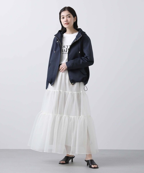 Gready Brilliant（グレディブリリアン）の「ライニングＢＤフードブルゾン（ブルゾン・レディース・ネイビー/アイボリー・FREE）」の18枚目の写真